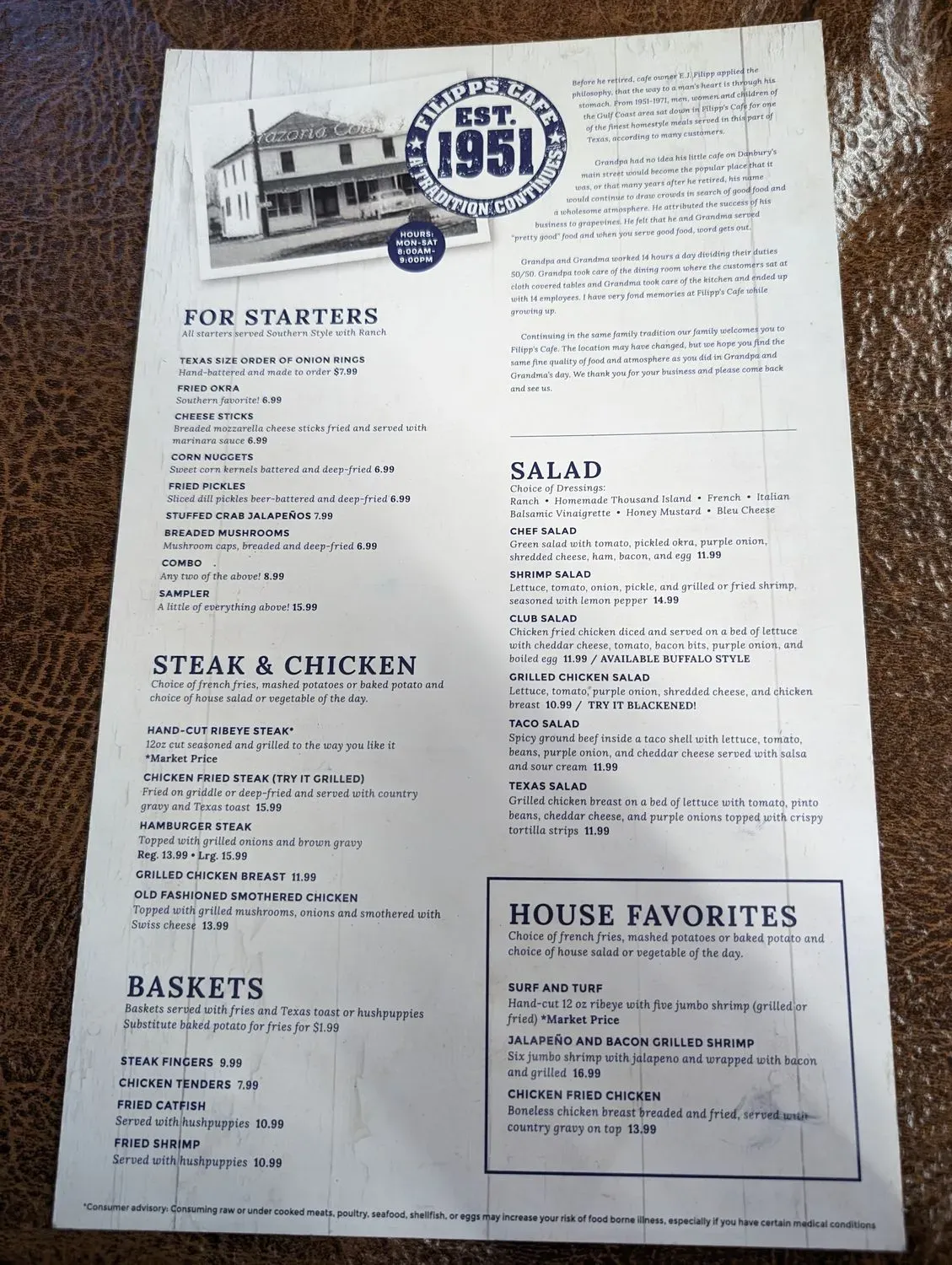 Menu 5