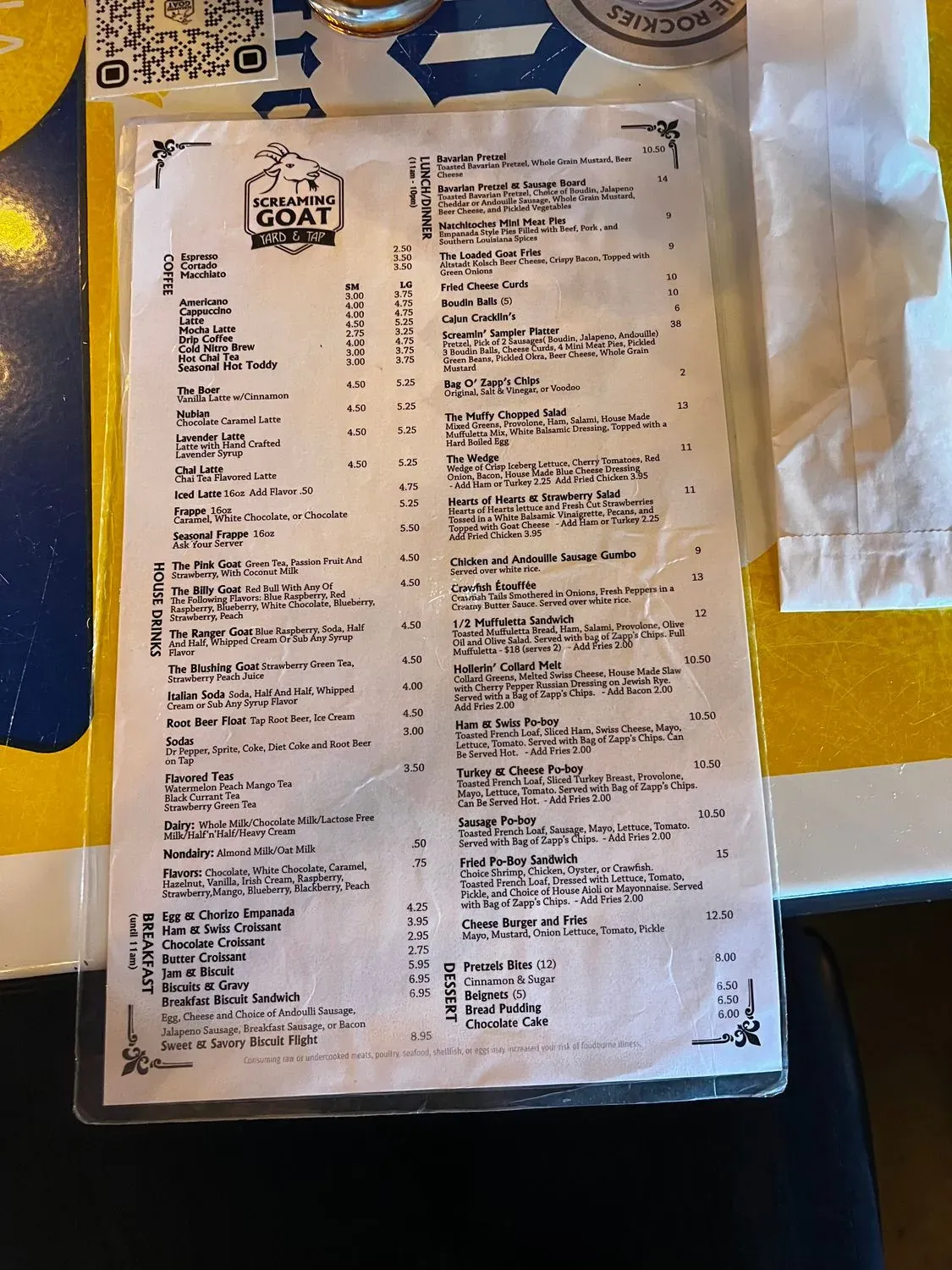 Menu 6