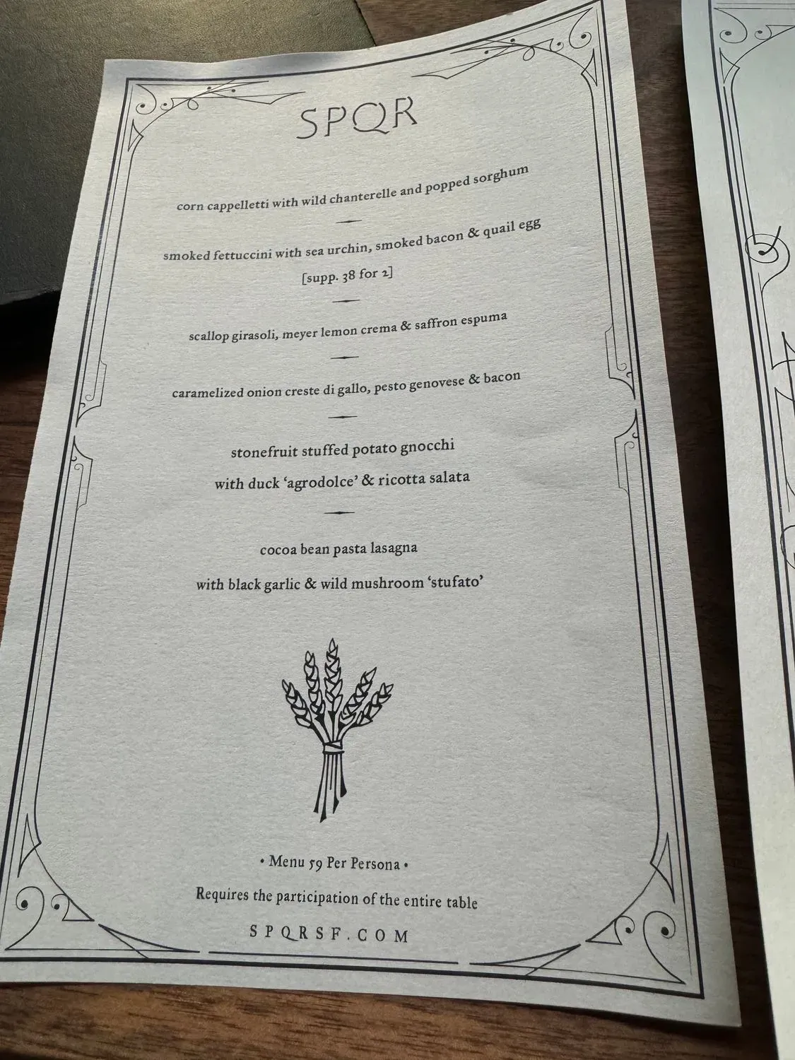 Menu 6