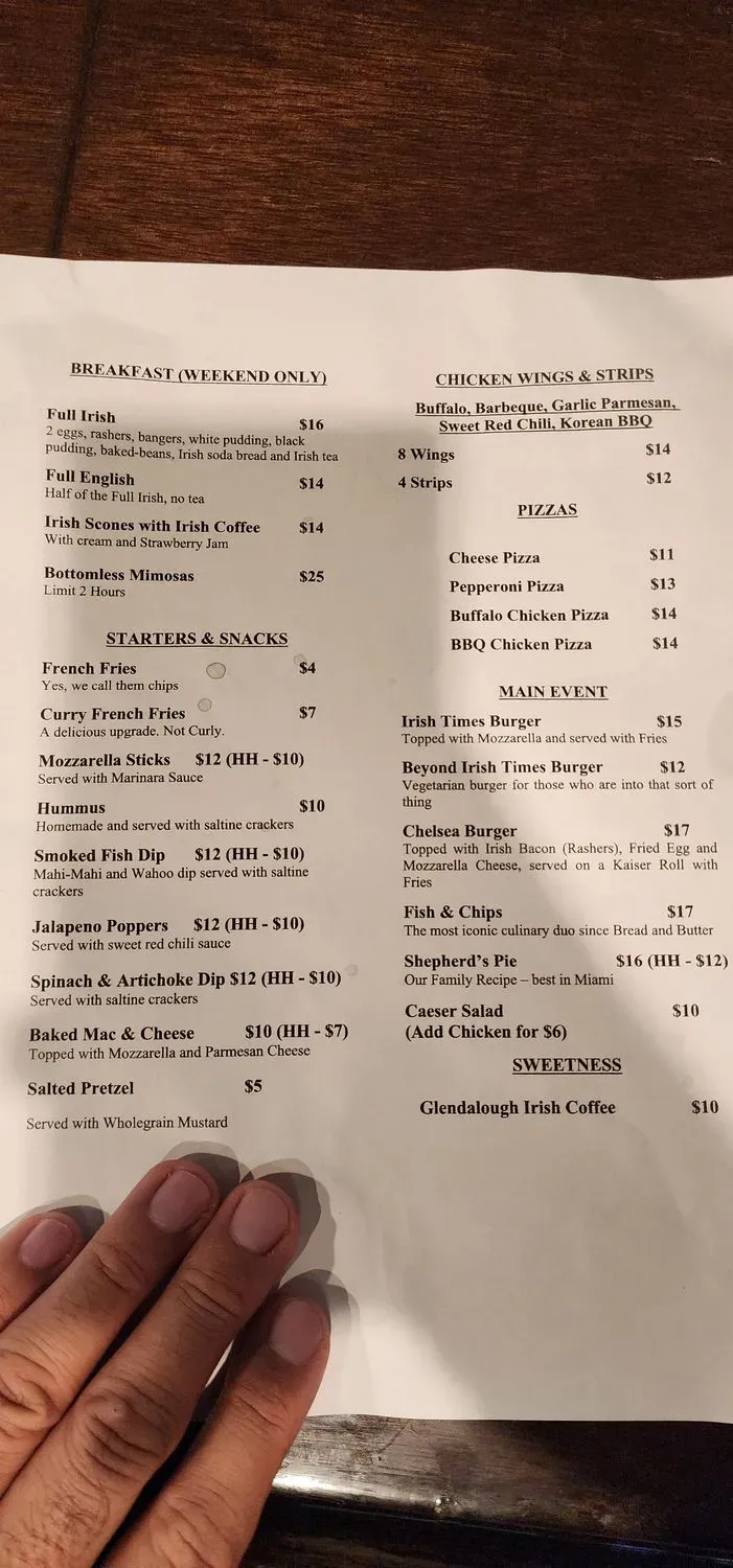 Menu 4