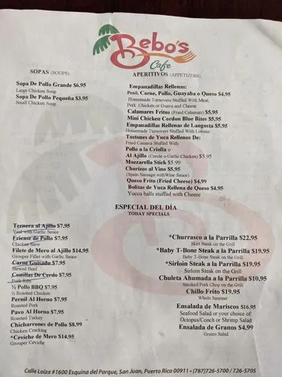 Menu 3