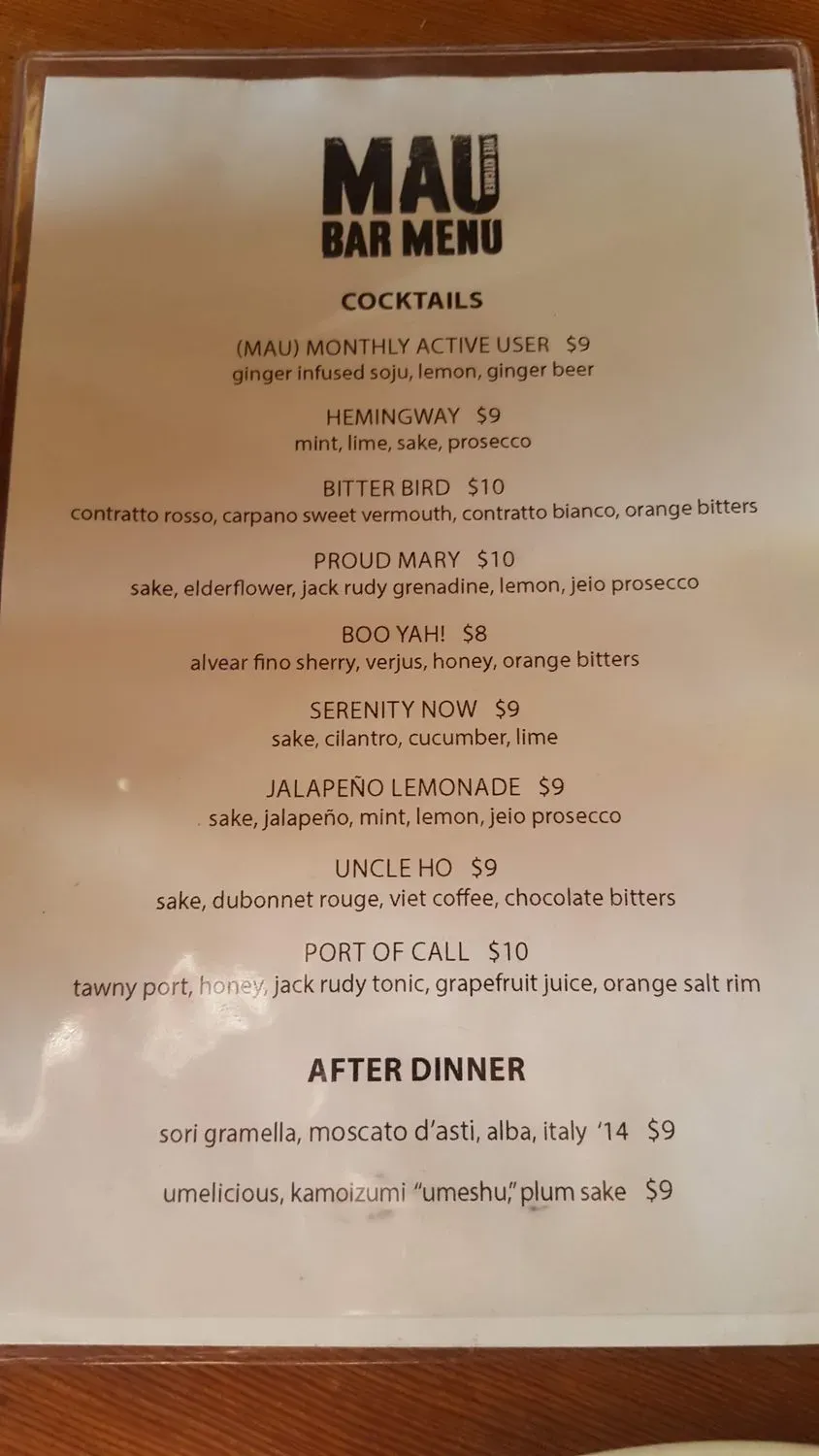 Menu 4