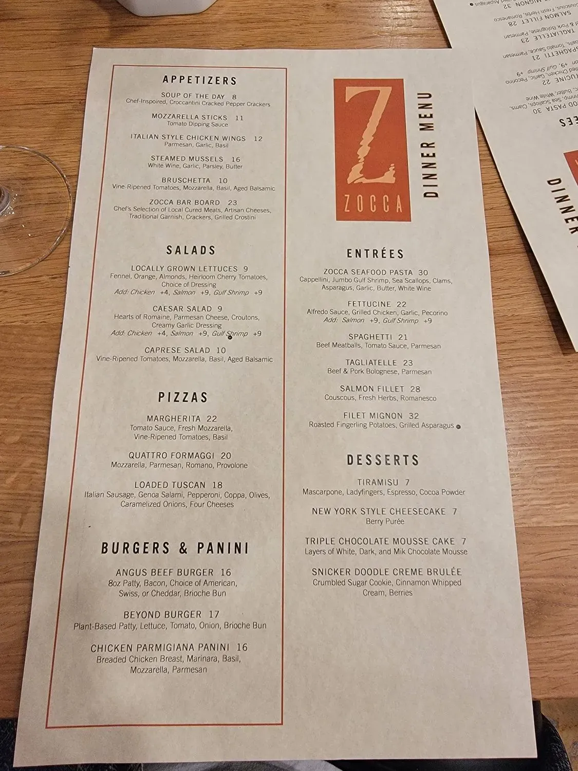 Menu 4