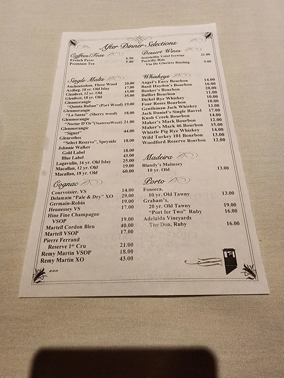 Menu 2