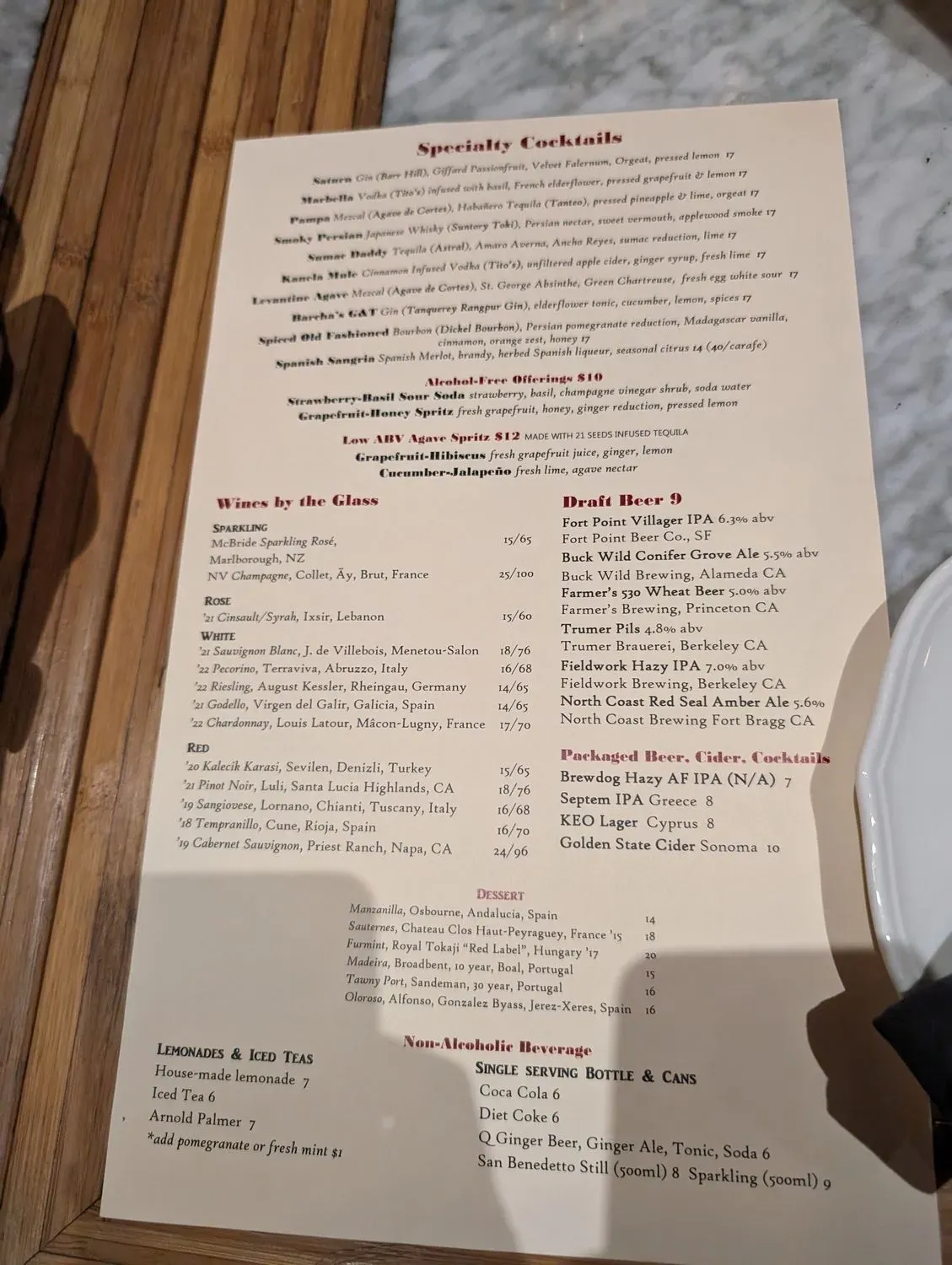 Menu 4