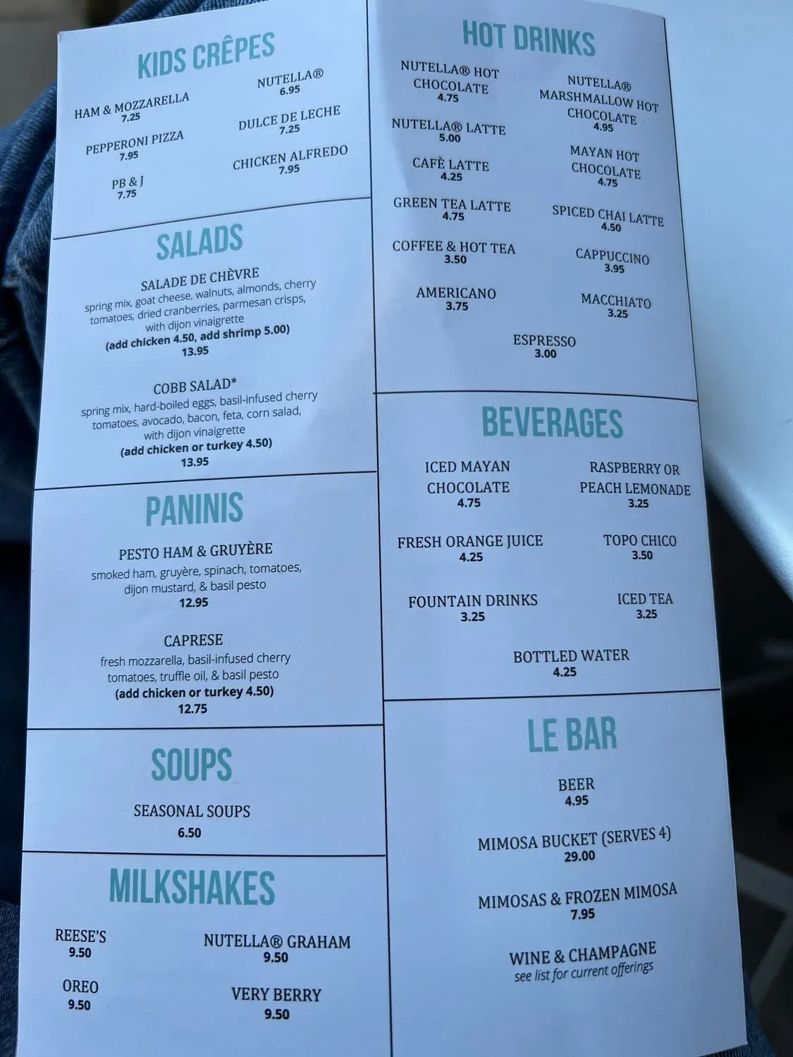 Menu 5