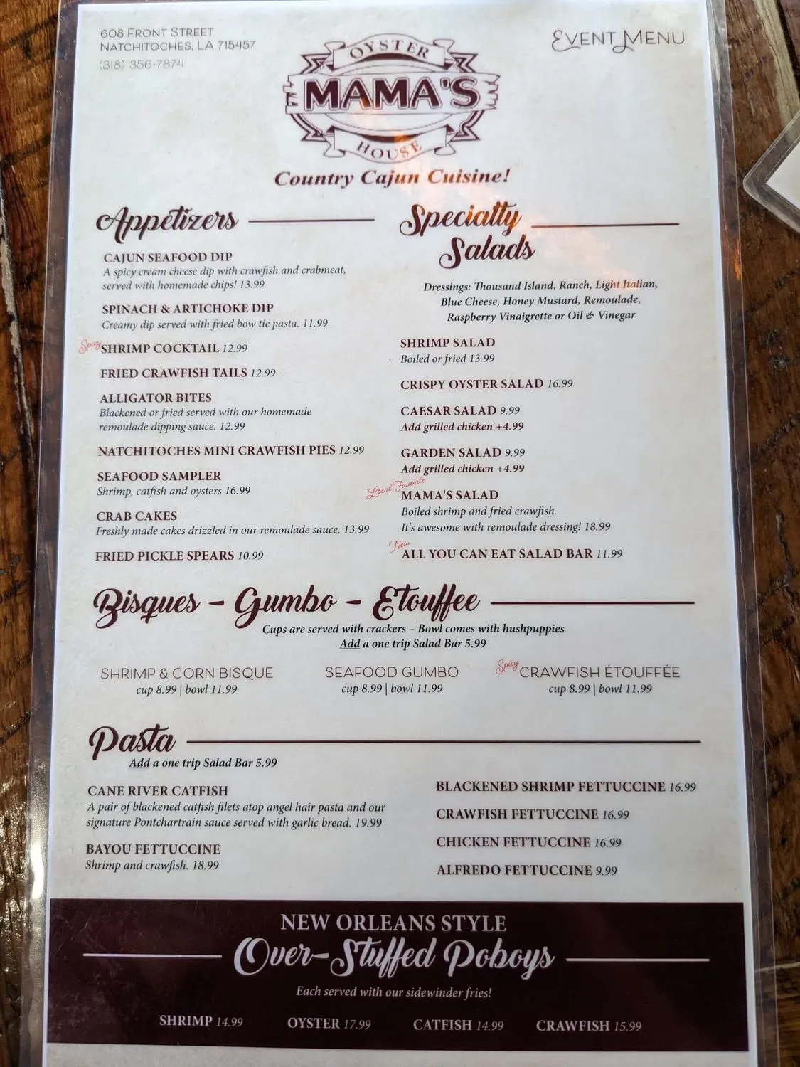 Menu 5