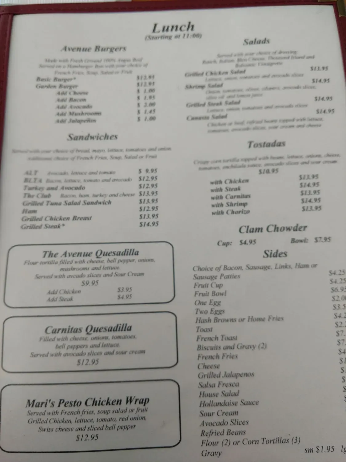 Menu 4