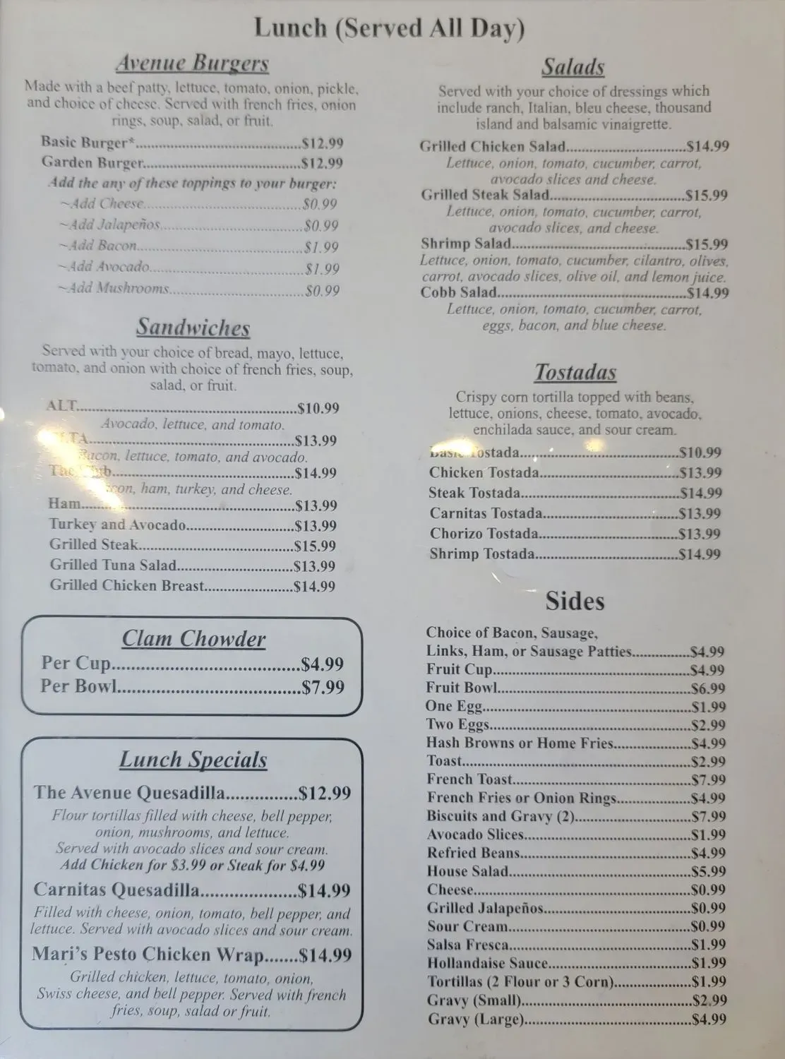 Menu 2