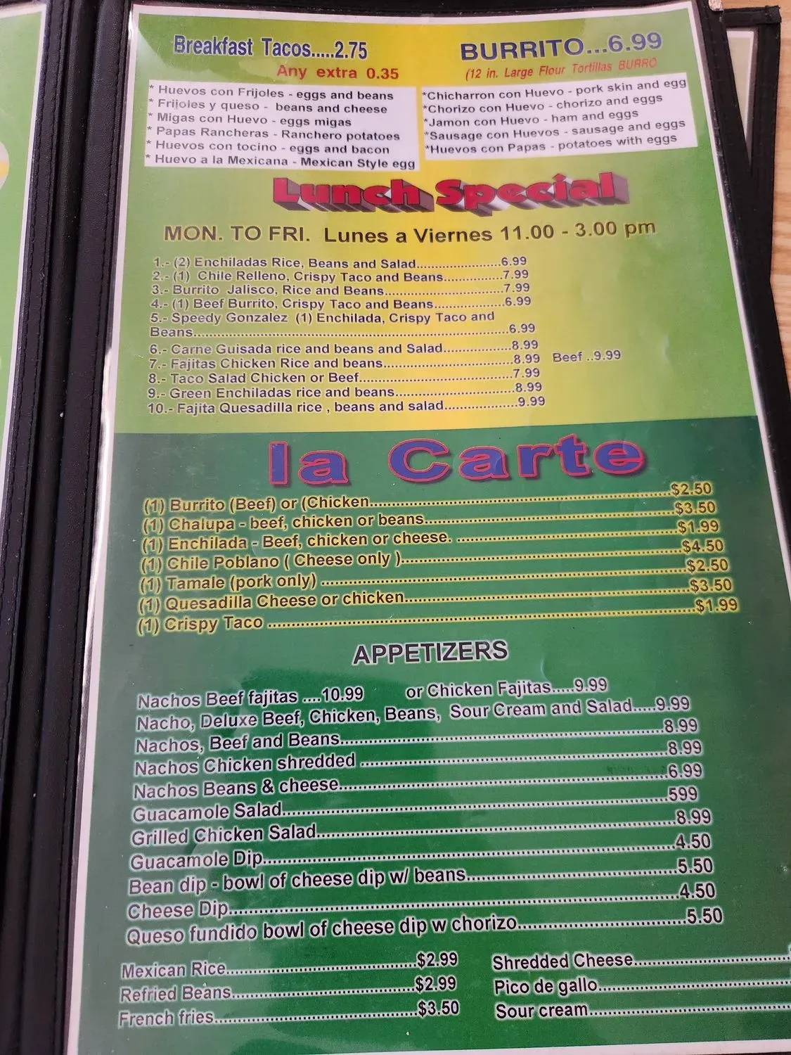 Menu 3