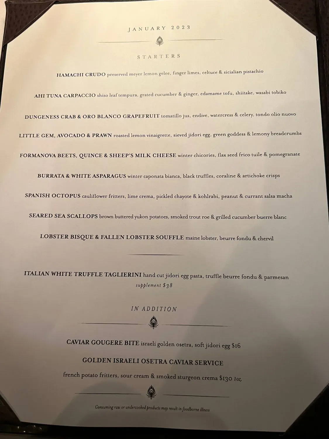 Menu 5