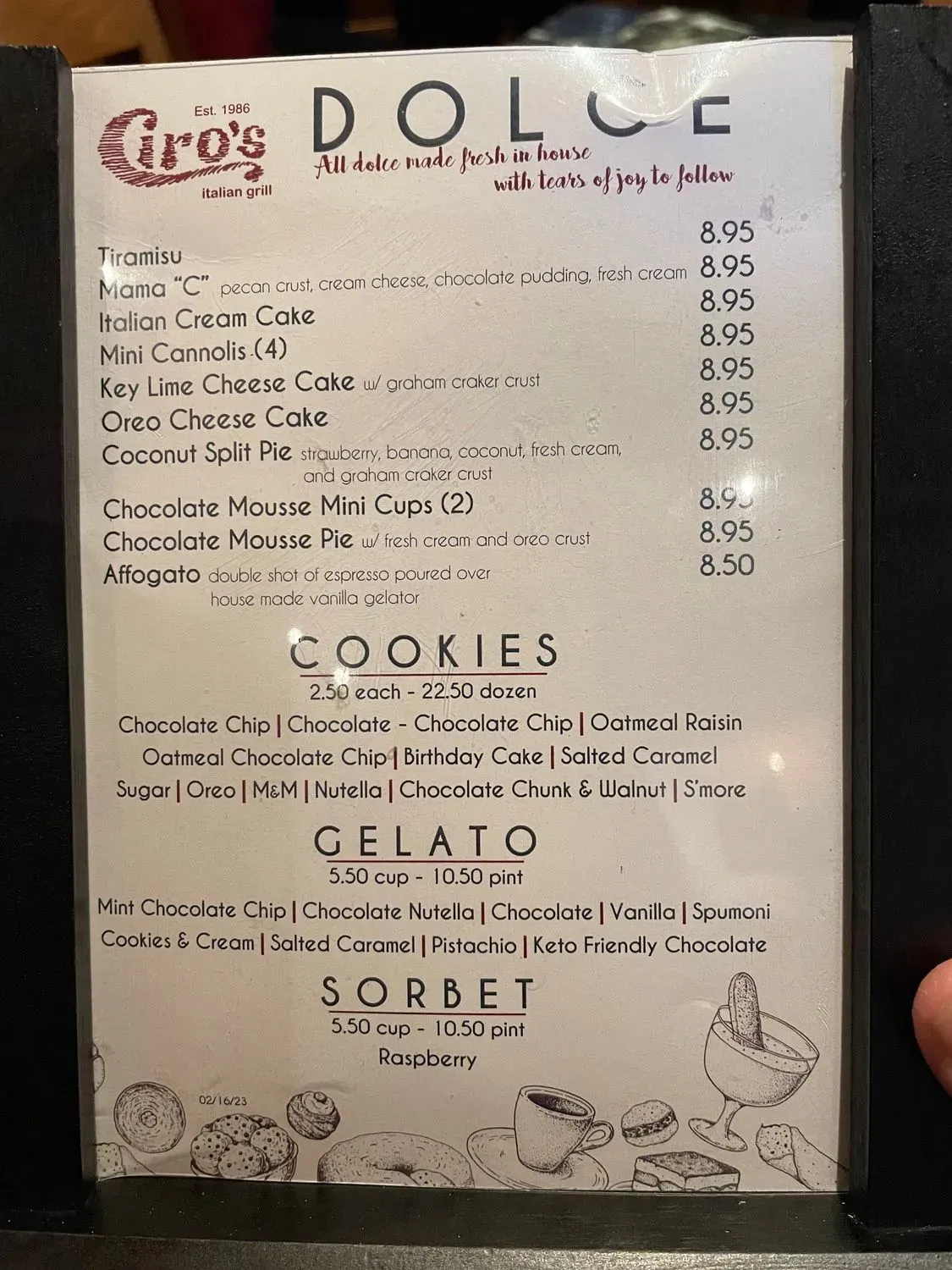 Menu 4