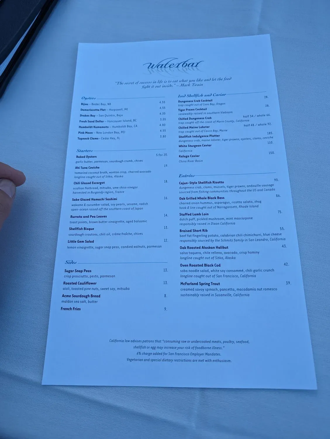 Menu 5