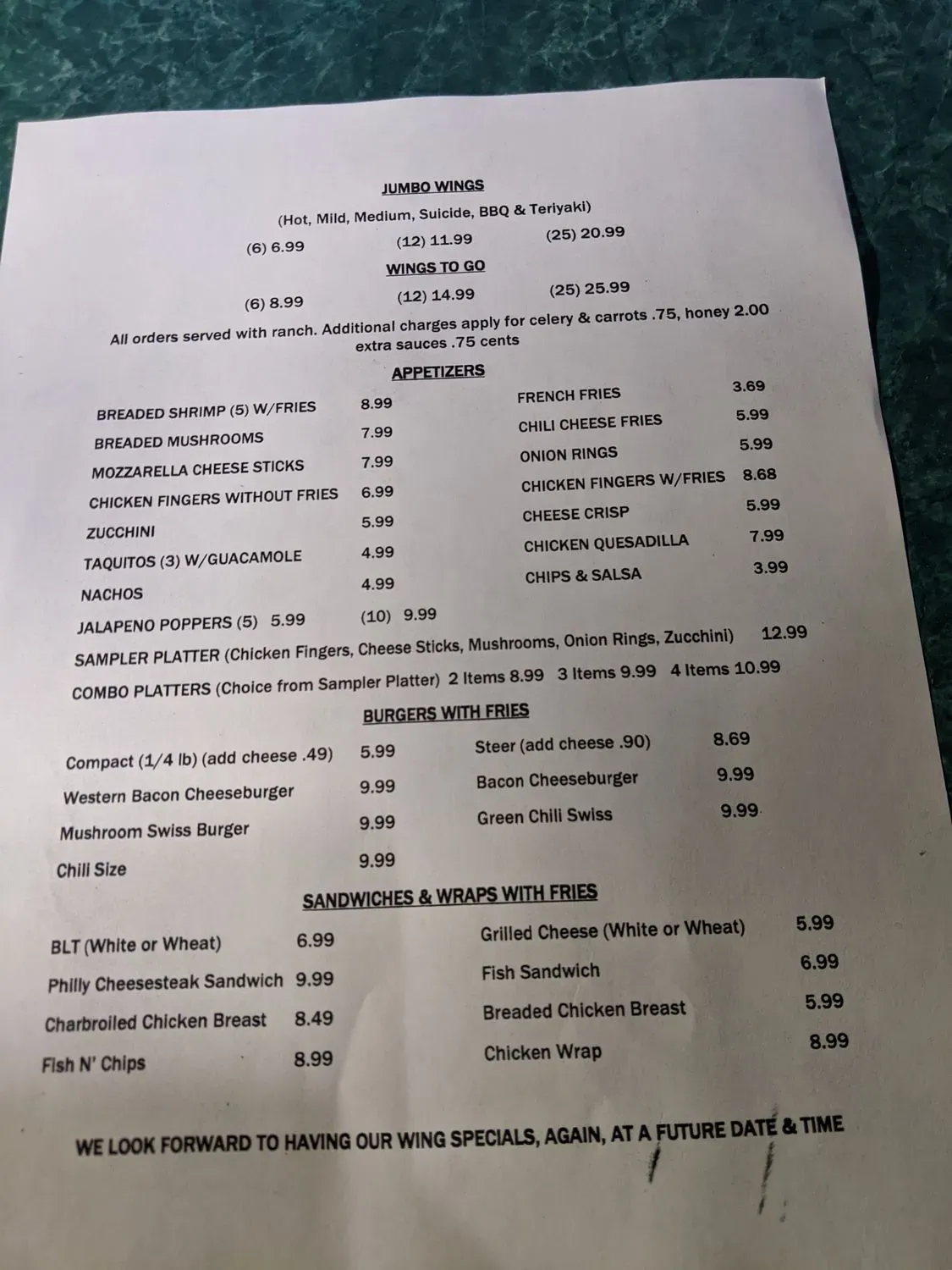 Menu 3