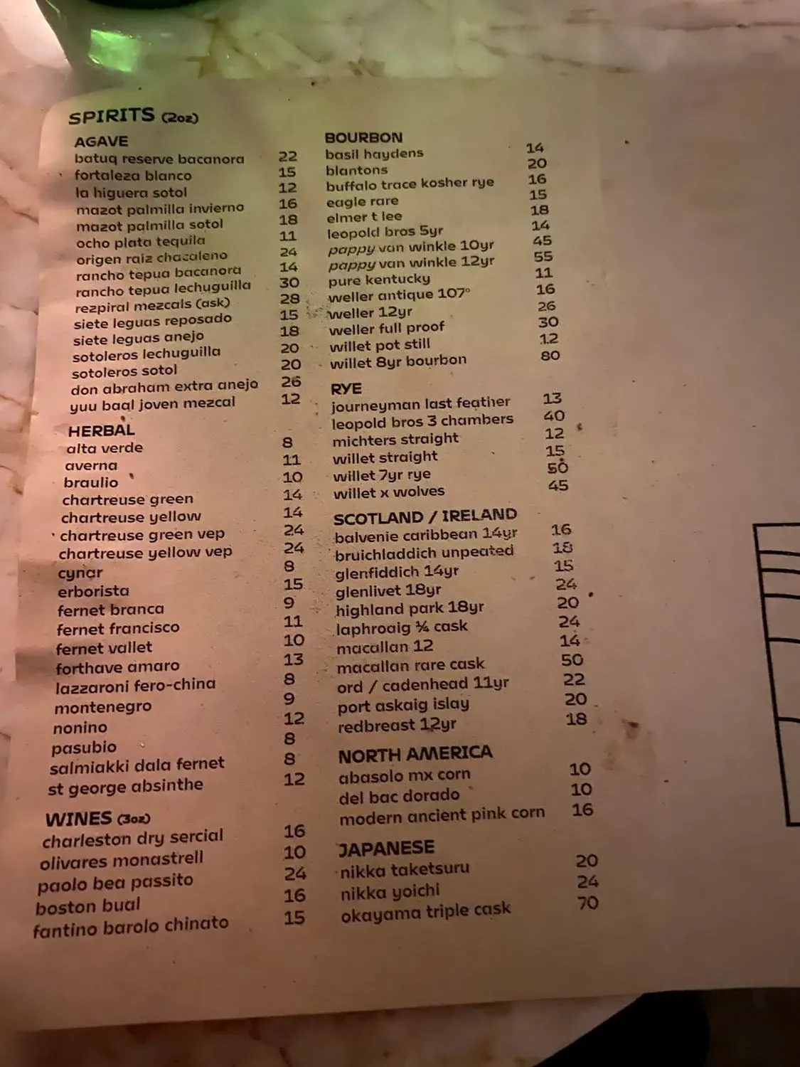 Menu 3