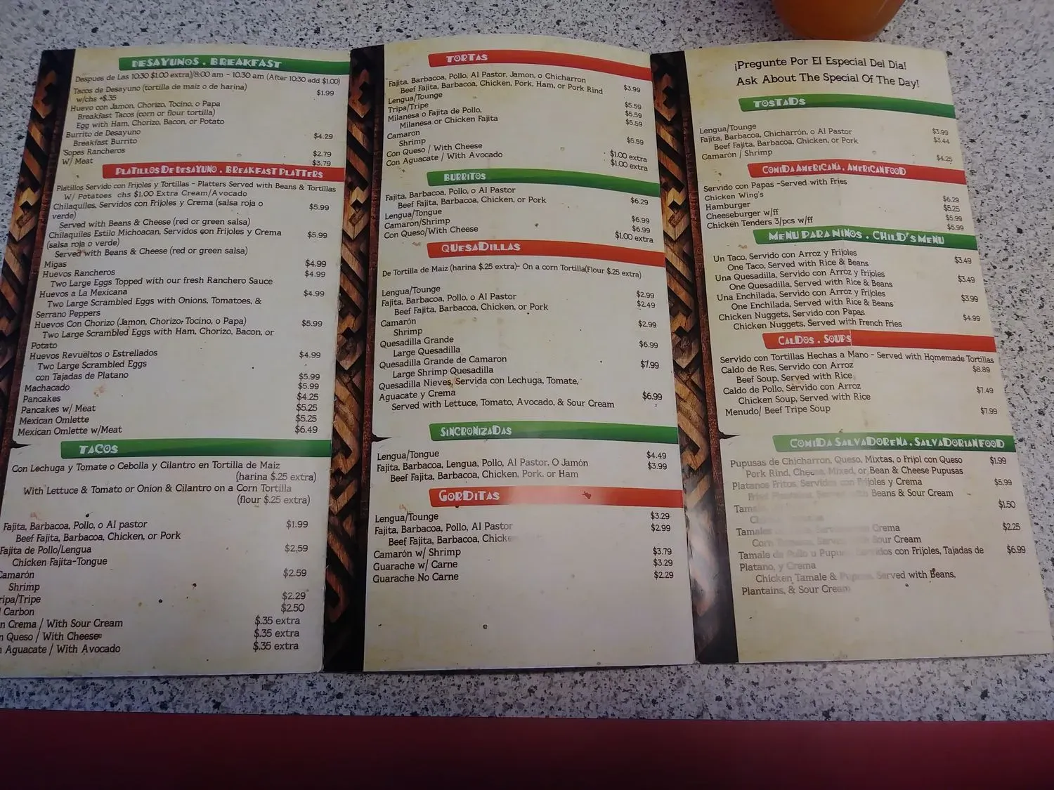 Menu 3