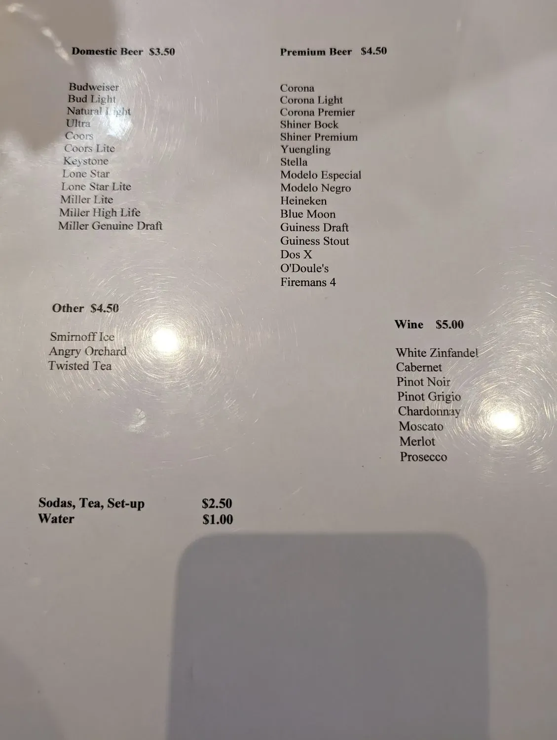 Menu 3