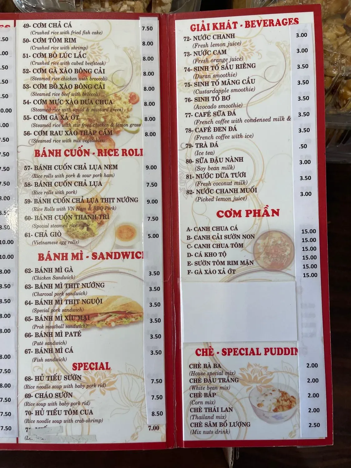 Menu 5