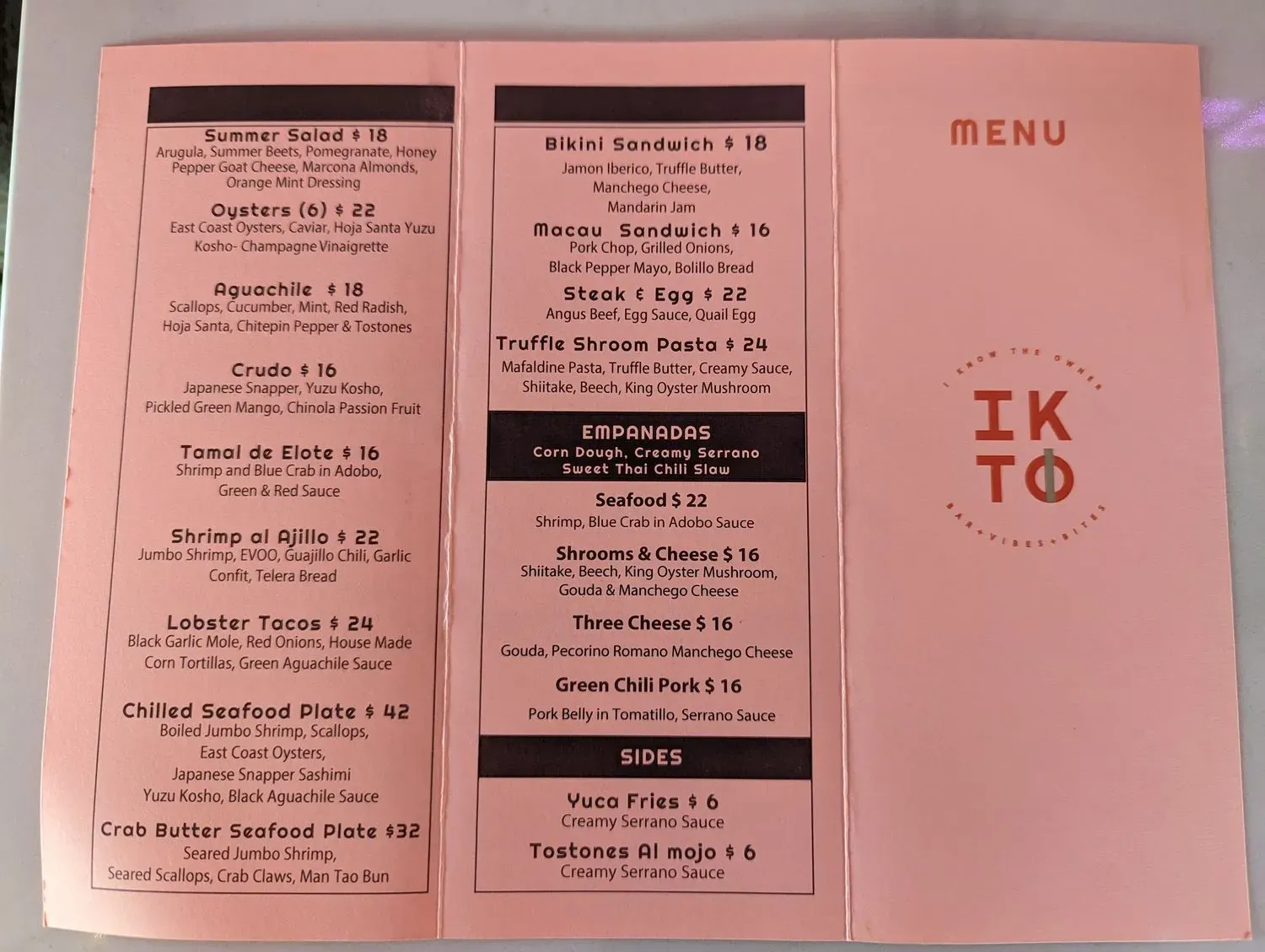 Menu 3