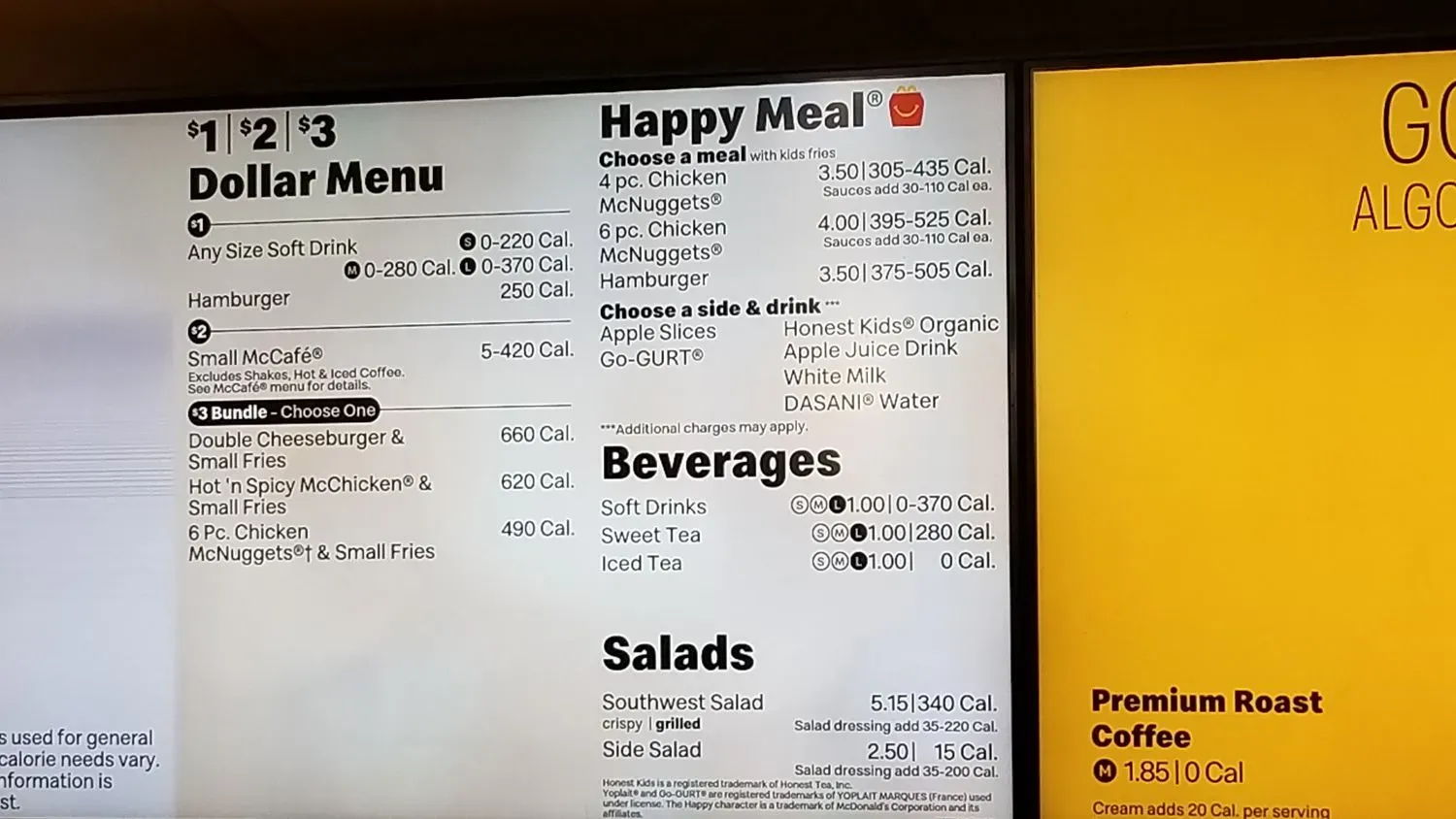 Menu 4