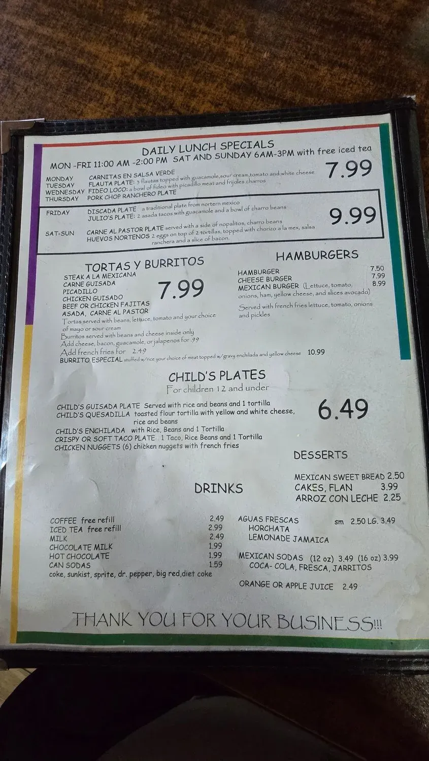 Menu 2