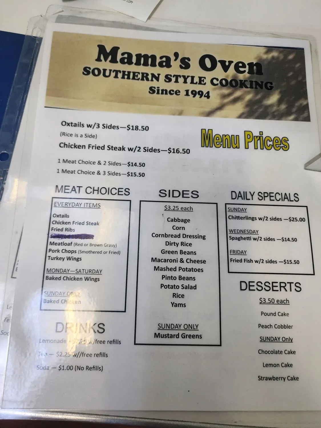 Menu 3