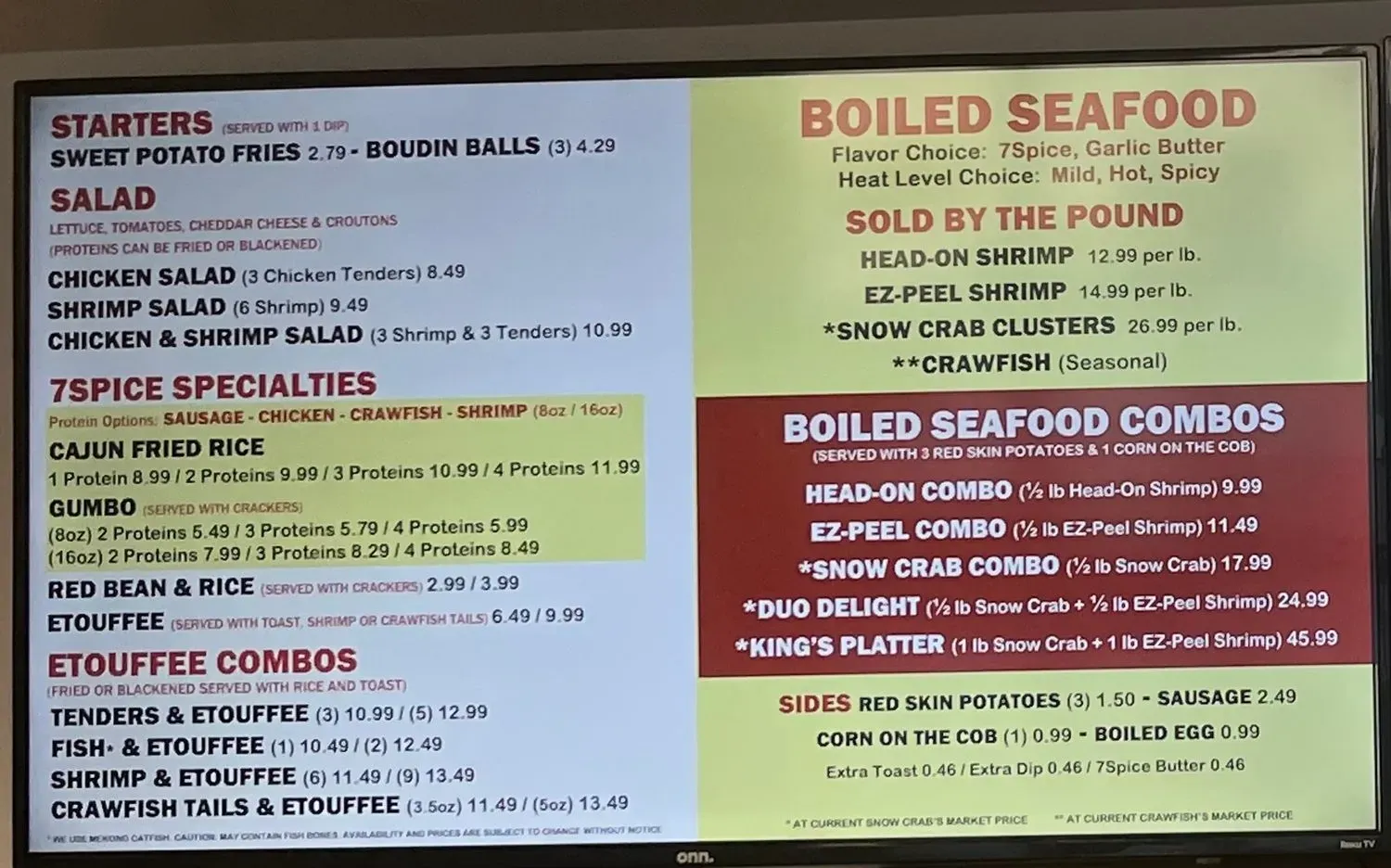 Menu 2