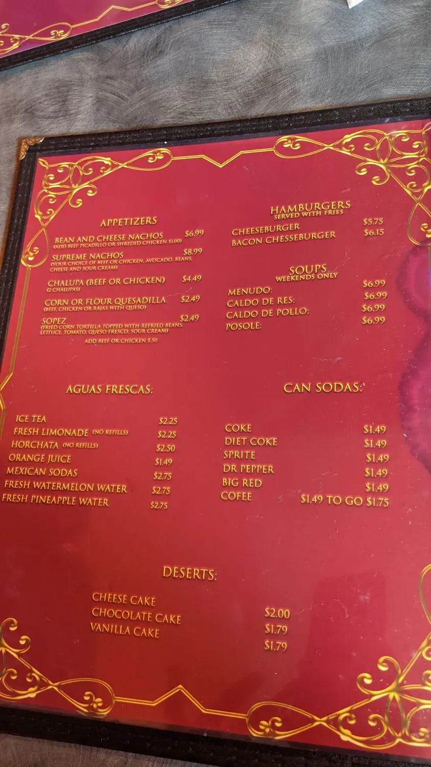 Menu 4