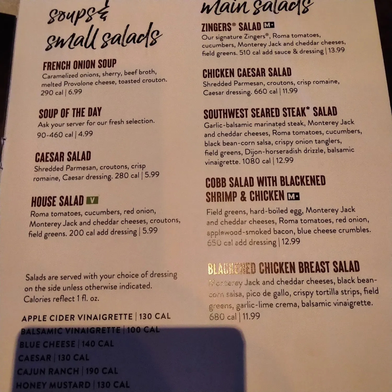 Menu 6