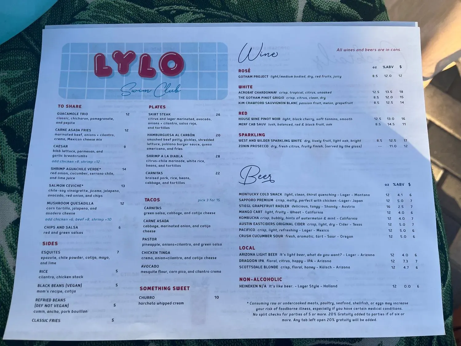 Menu 4