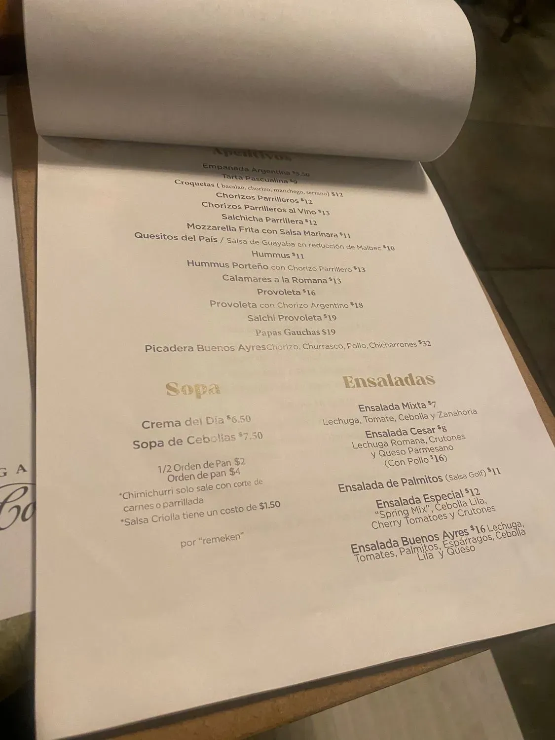 Menu 2