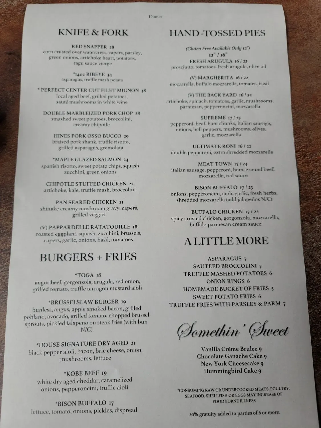 Menu 2