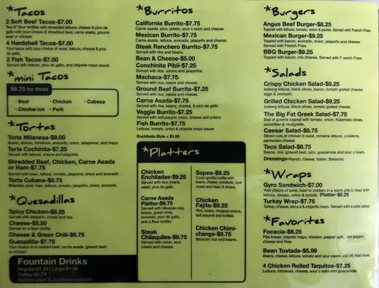 Menu 3