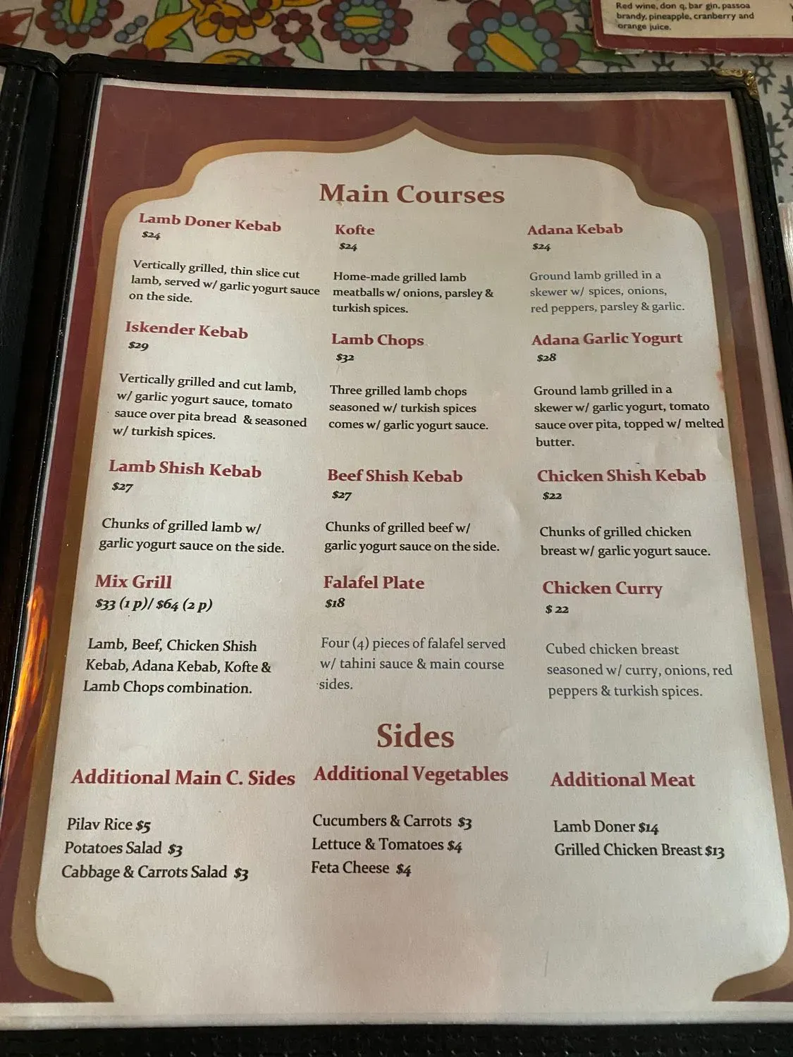 Menu 4