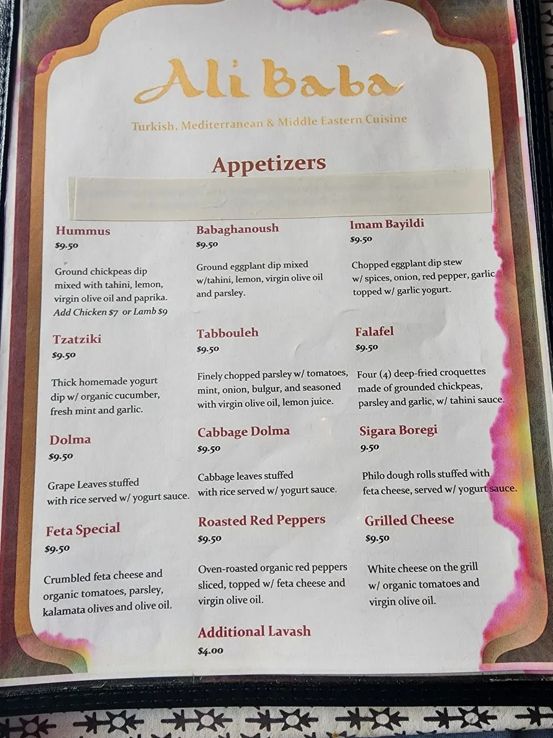 Menu 2