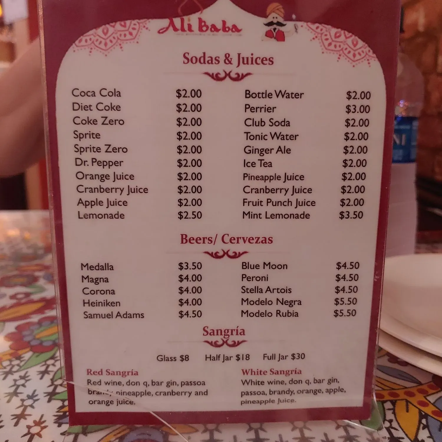 Menu 6