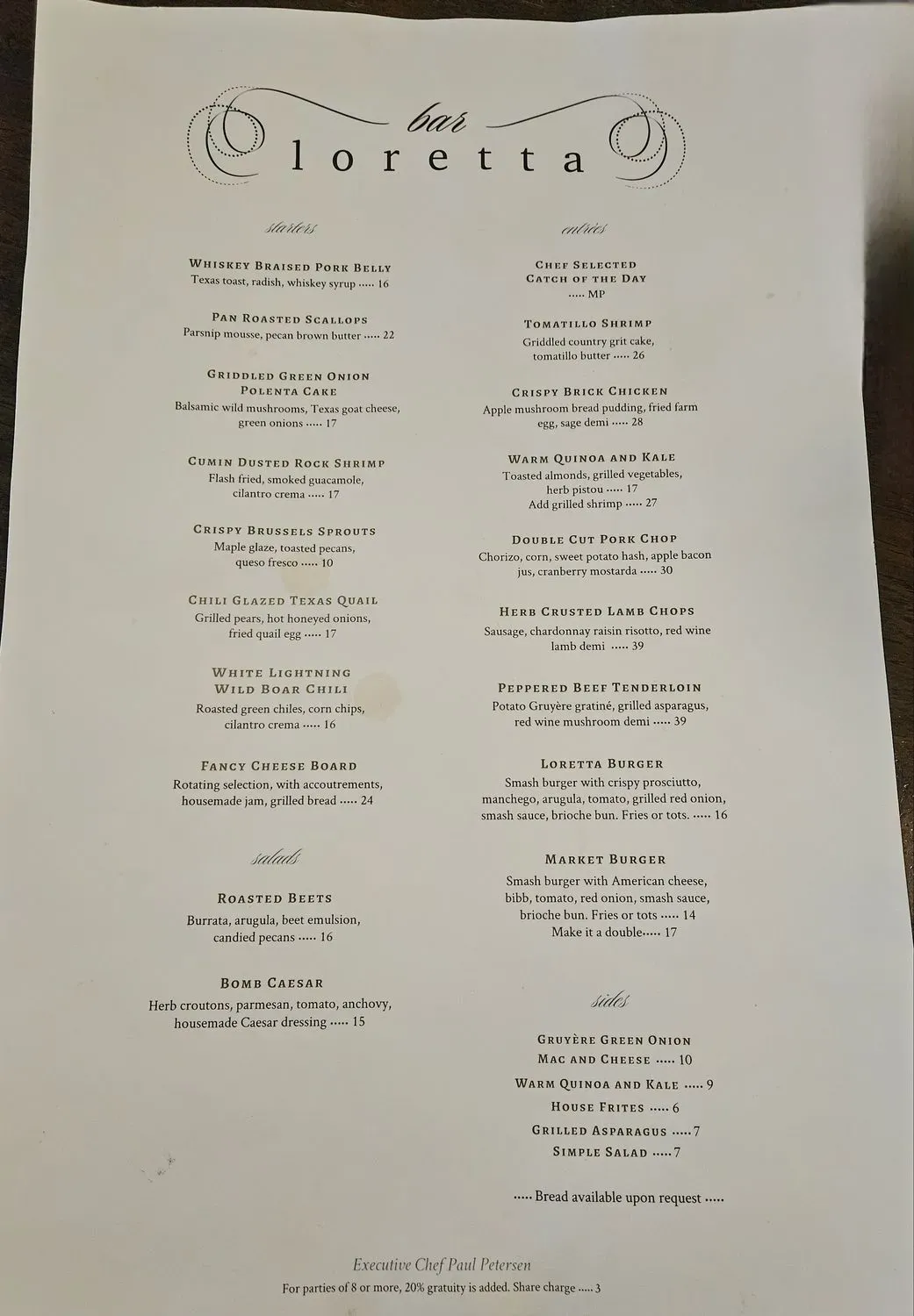 Menu 3