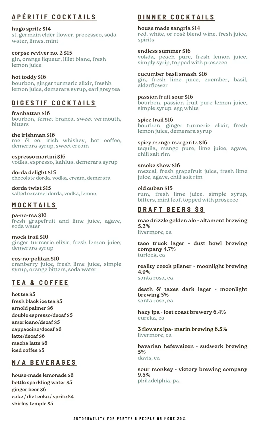 Menu 2