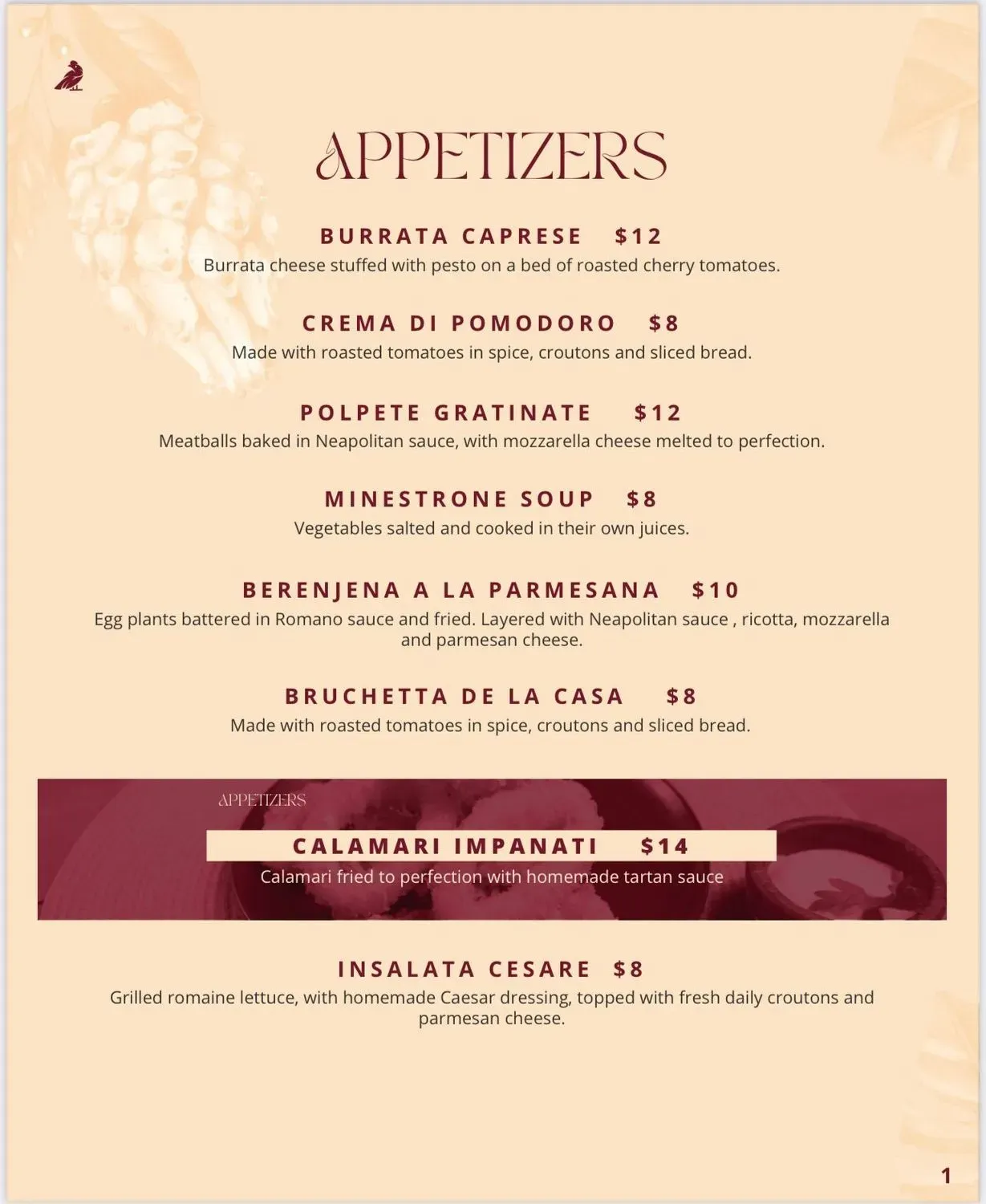 Menu 2