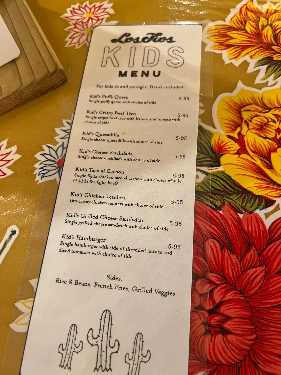 Menu 5