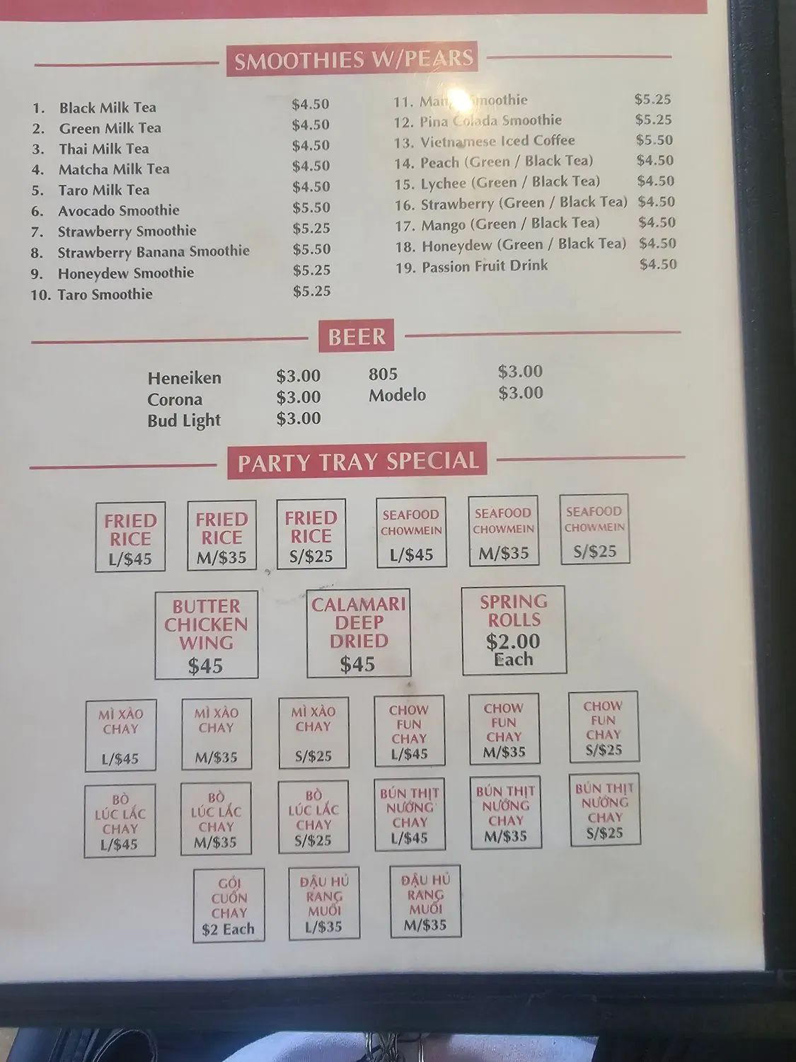 Menu 5