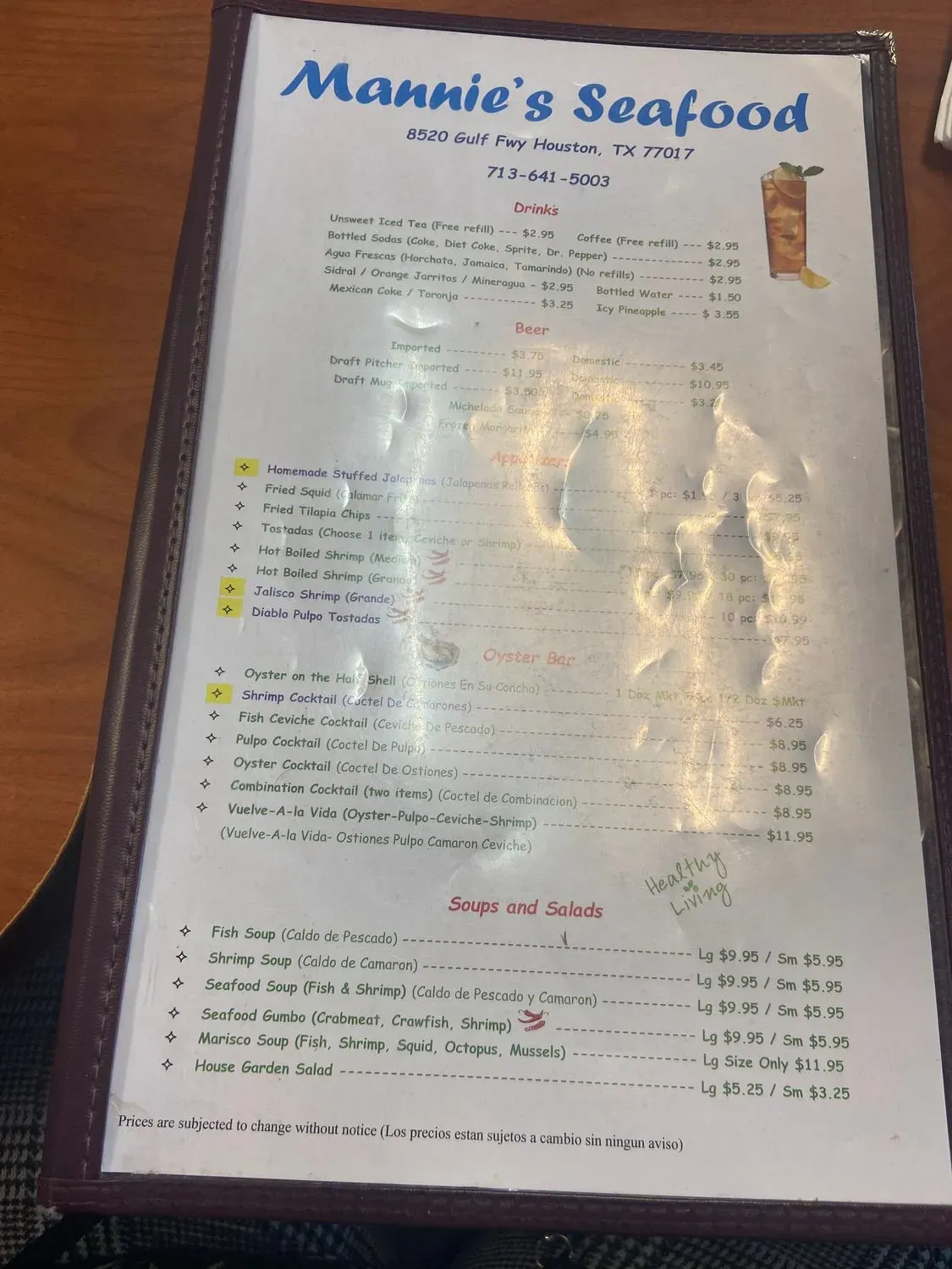 Menu 6