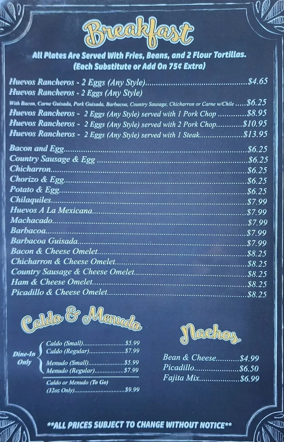 Menu 2