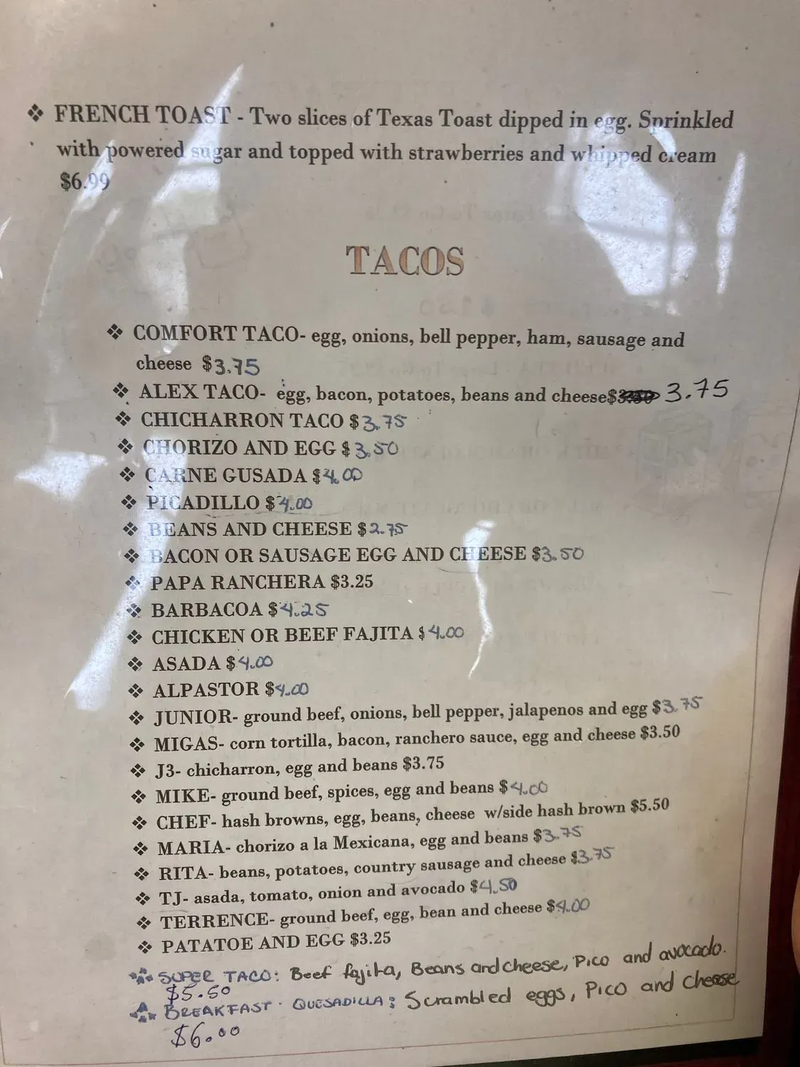 Menu 3