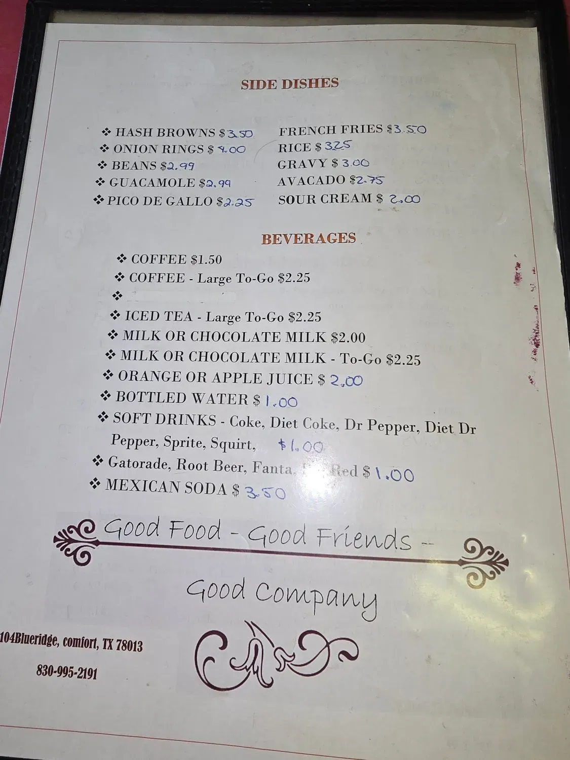 Menu 5