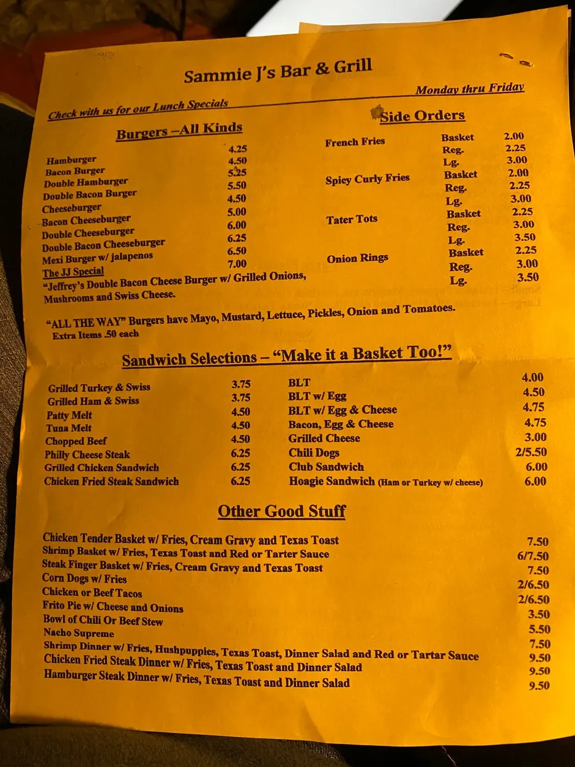 Menu 2