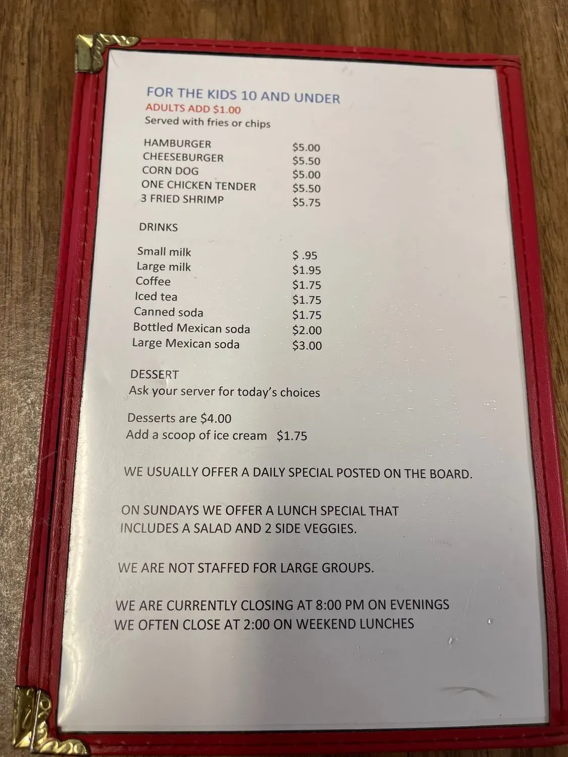 Menu 3