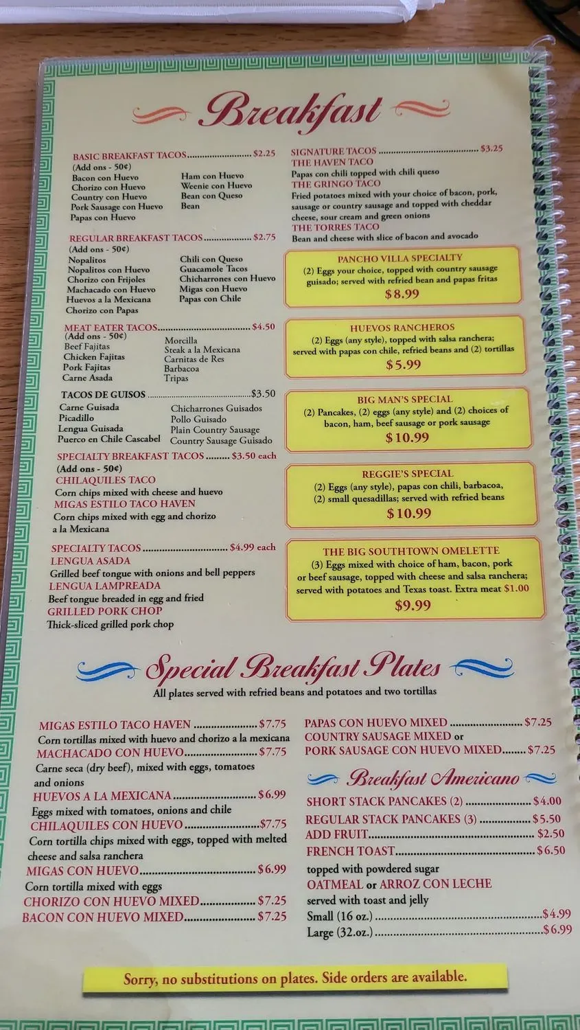 Menu 4