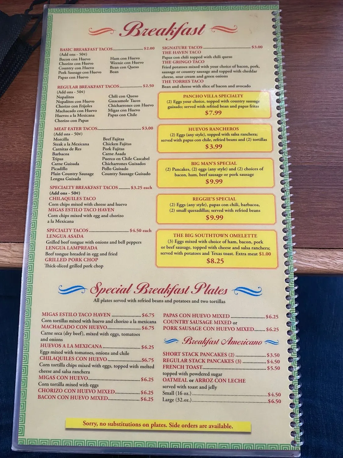 Menu 3