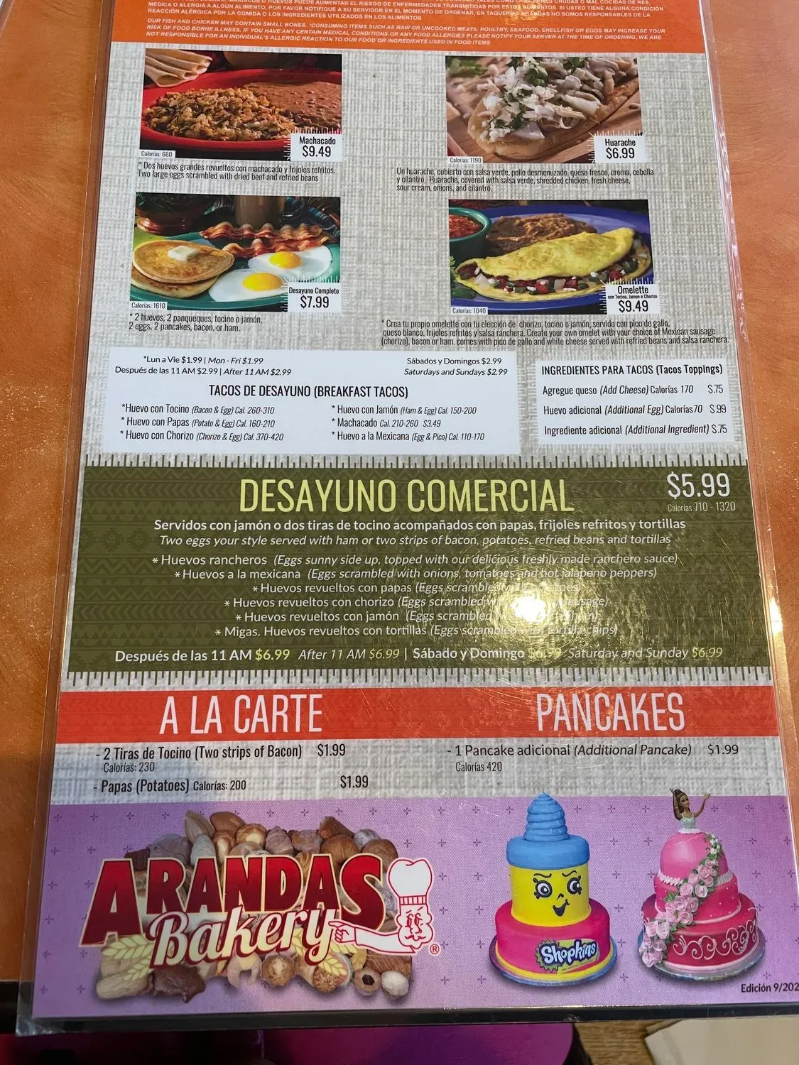 Menu 6